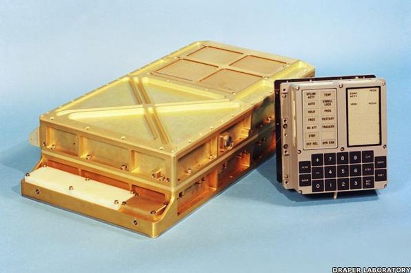Apollo Guidance Computer and DSKY Man-Machine Interface.