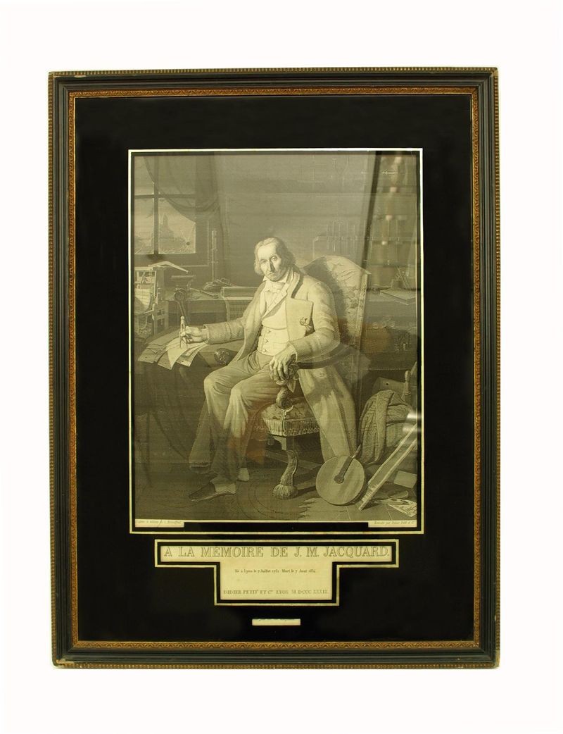 Portrait of Joseph-Marie Jacquard, ca. 1840, Loan of Gwen and Gordon Bell