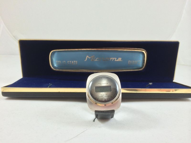 An early Microma LCD Watch
