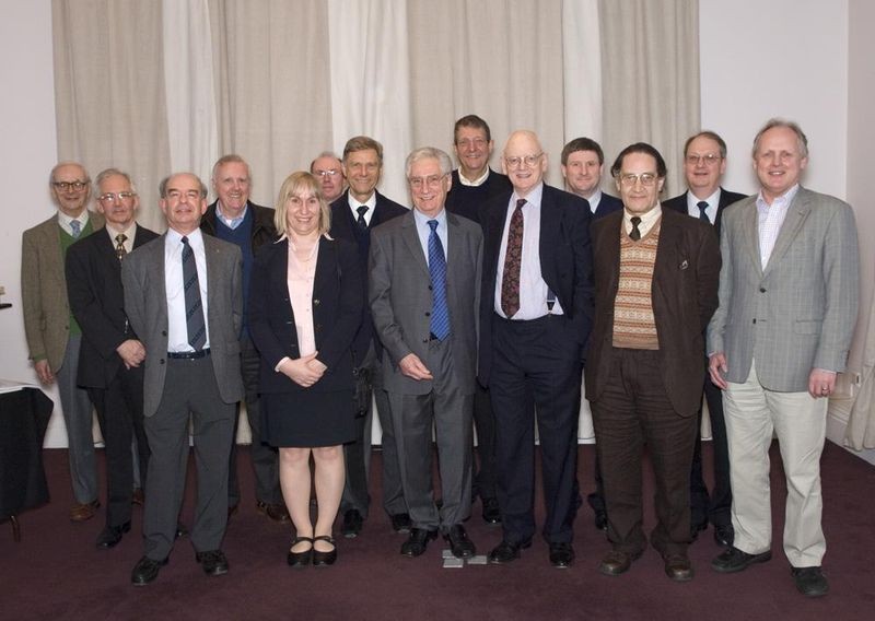 The BBC Micro Team at a gathering in 2008.