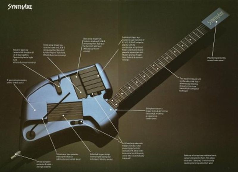 The SynthAxe initially sold for ten thousand pounds in 1985.