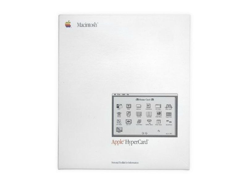 Apple’s HyperCard introduced hypertext to the world, albeit in single-user form