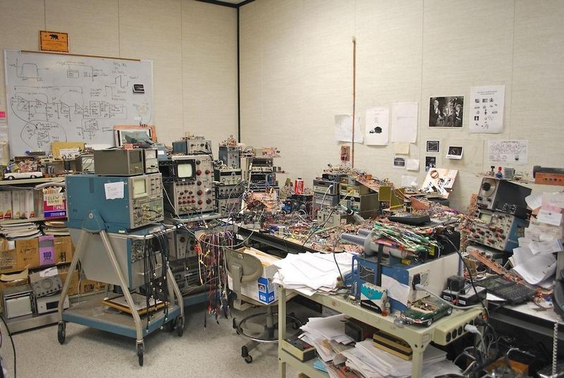 Jim Williams’s workbench at Linear Technology Corporation in Milpitas, California.