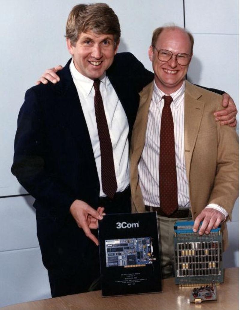 Robert Metcalfe with David Boggs, ca. 1985Source: CHM Revolution exhibition, courtesy of David Boggs