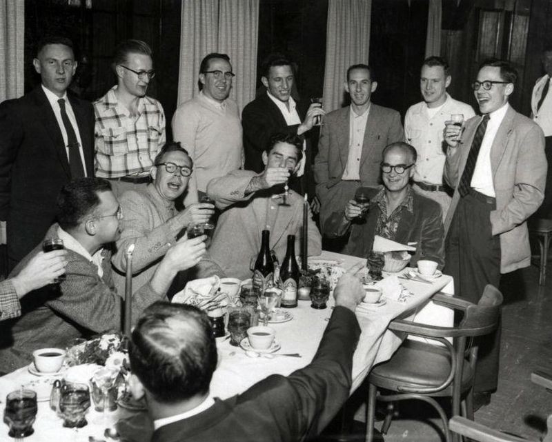 Shockley and staff (including later Fairchild defectors) celebrate his Nobel Prize, 1956Source: CHM Revolution exhibition