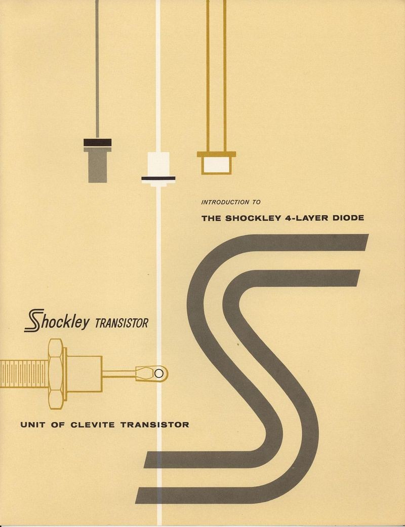 Shockley 4-Layer Diode Brochure Cover. Photo: Clevite Corporation