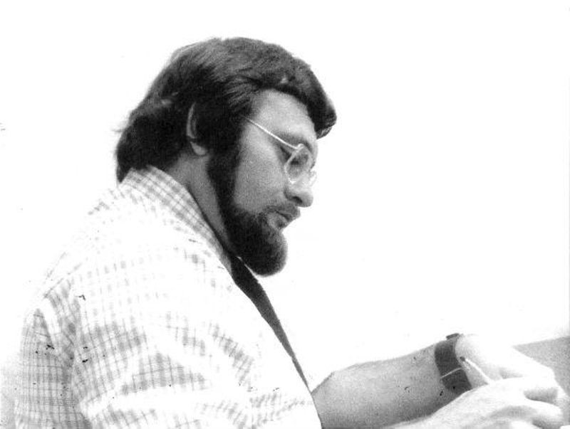 Jim Vincler, Electronic News reporter. Shared office with Don Hoefler in 1971. Courtesy: Jim Vincler