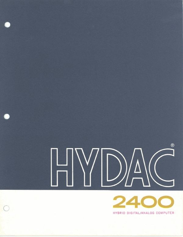HYDAC 2400 Hybrid Digital/Analog Computer