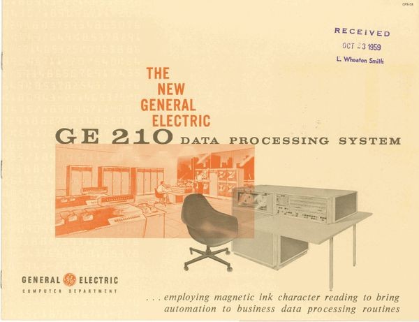 The New General Electric GE 210 Data Processing System