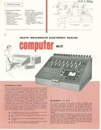 Heath Inexpensive Electronic Analog Computer Kit