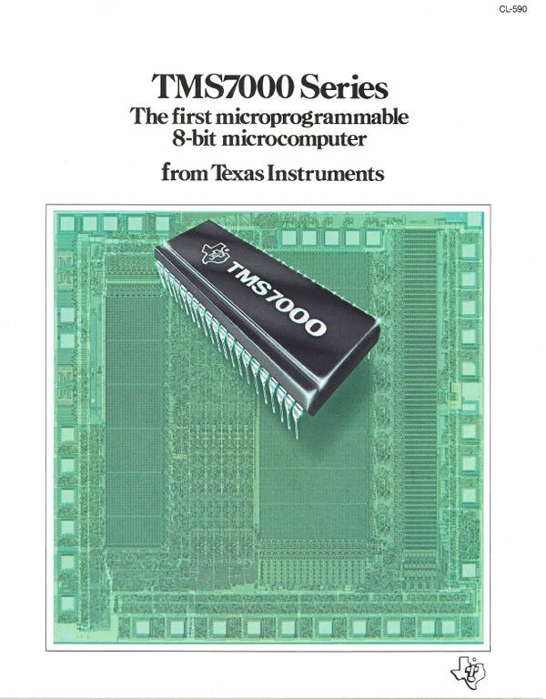 TMS700 Series: the First Microprogrammable 8-bit Microcomputer from Texas   Instruments