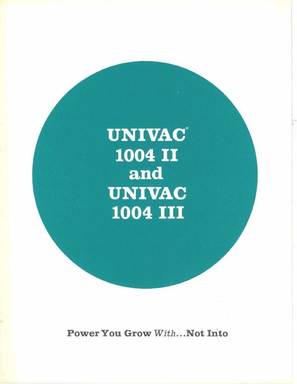 Univac 1004 II and Univac 1004 III
