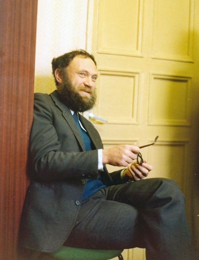 Kaissa team member Vladimir Arlazarov at his Moscow office