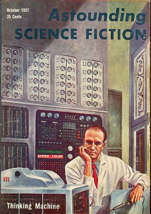 Thinking Machine, Astounding Science Fiction cover