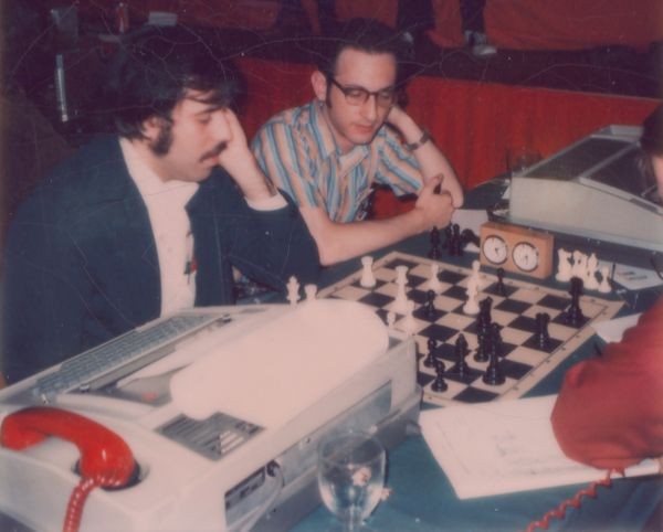 Slate and Atkin at the 6th ACM North American Computer Chess Tournament in Minneapolis, Minnesota