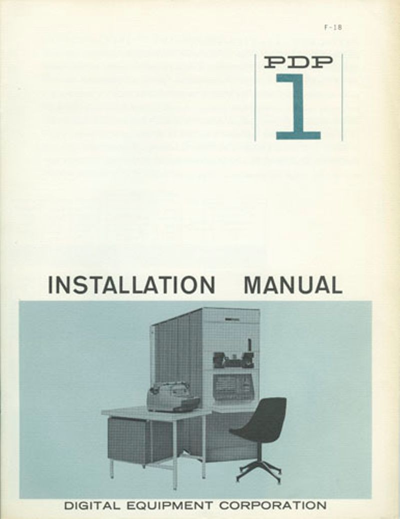 PDP-1 Installation Manual