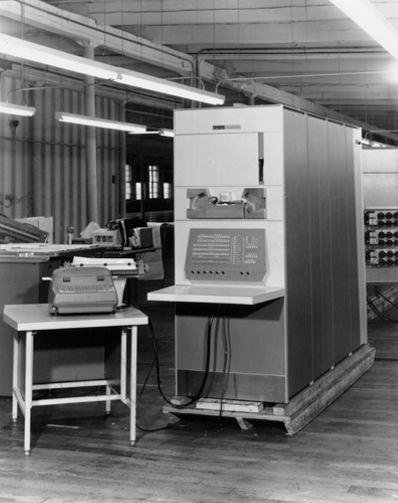 PDP-1 computer system being checked out prior to customer approval