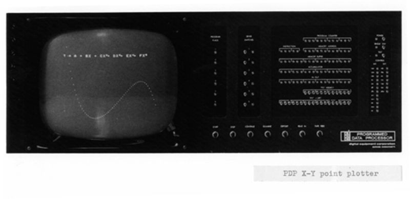 DEC PDP-1 X-Y point plotter display