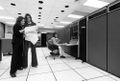 Women working at PDP-10