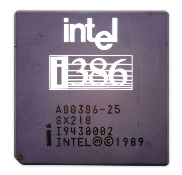 80386 microprocessor, Intel, 1985 - CHM Revolution