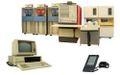 IBM 360 (1965), IBM PC (1982), and a PalmPilot (1996)