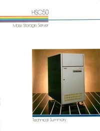 DEC HSC50 Mass Storage Server brochure (1983)