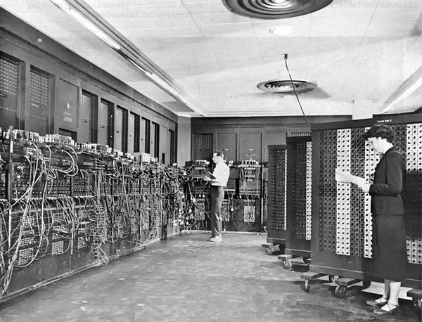 Programmers with the ENIAC at the Ballistic Research Laboratory at Aberdeen Proving Ground
