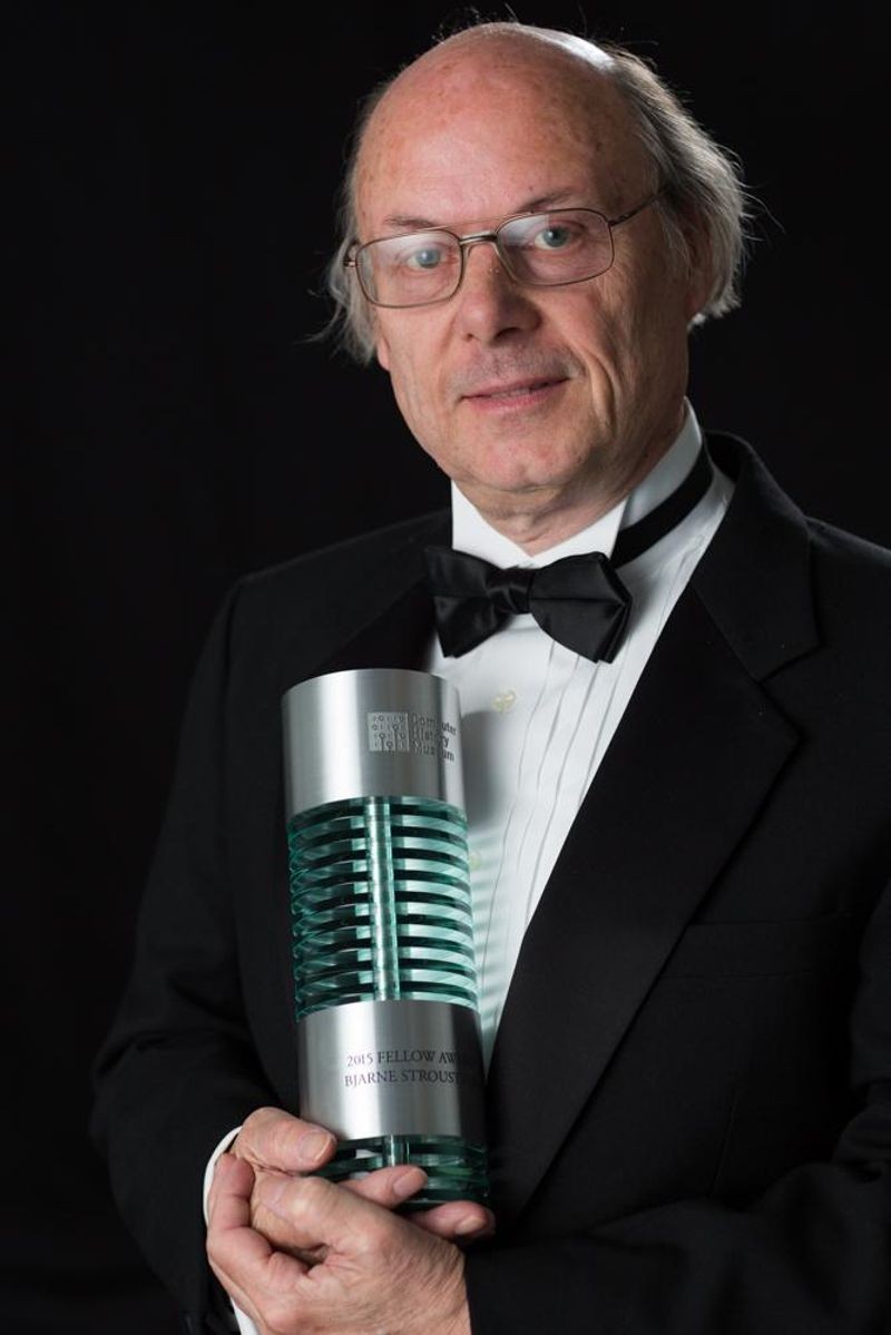 2015 Computer History Museum Fellow Bjarne Stroustrup, honored for his invention of the C++ programming language.