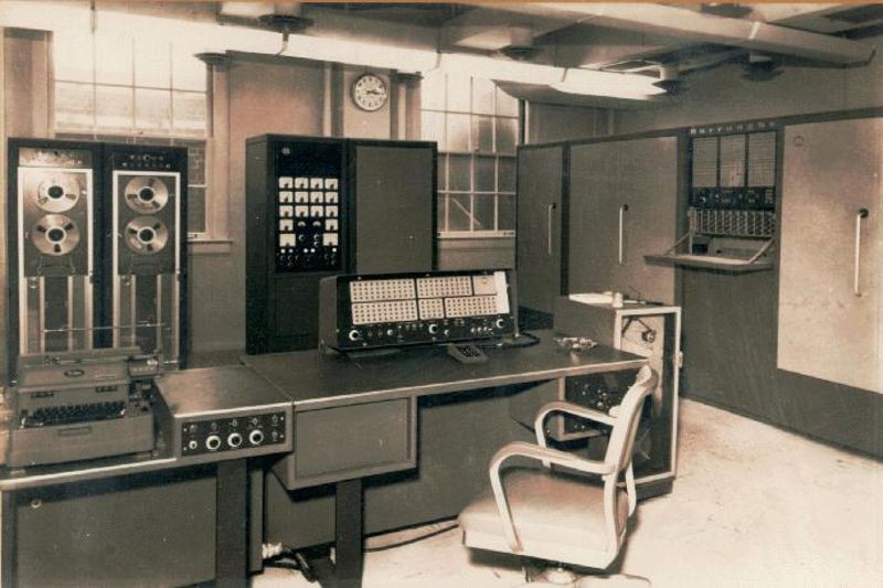 Burroughs B205 computer, UCLA, ca. 1959.