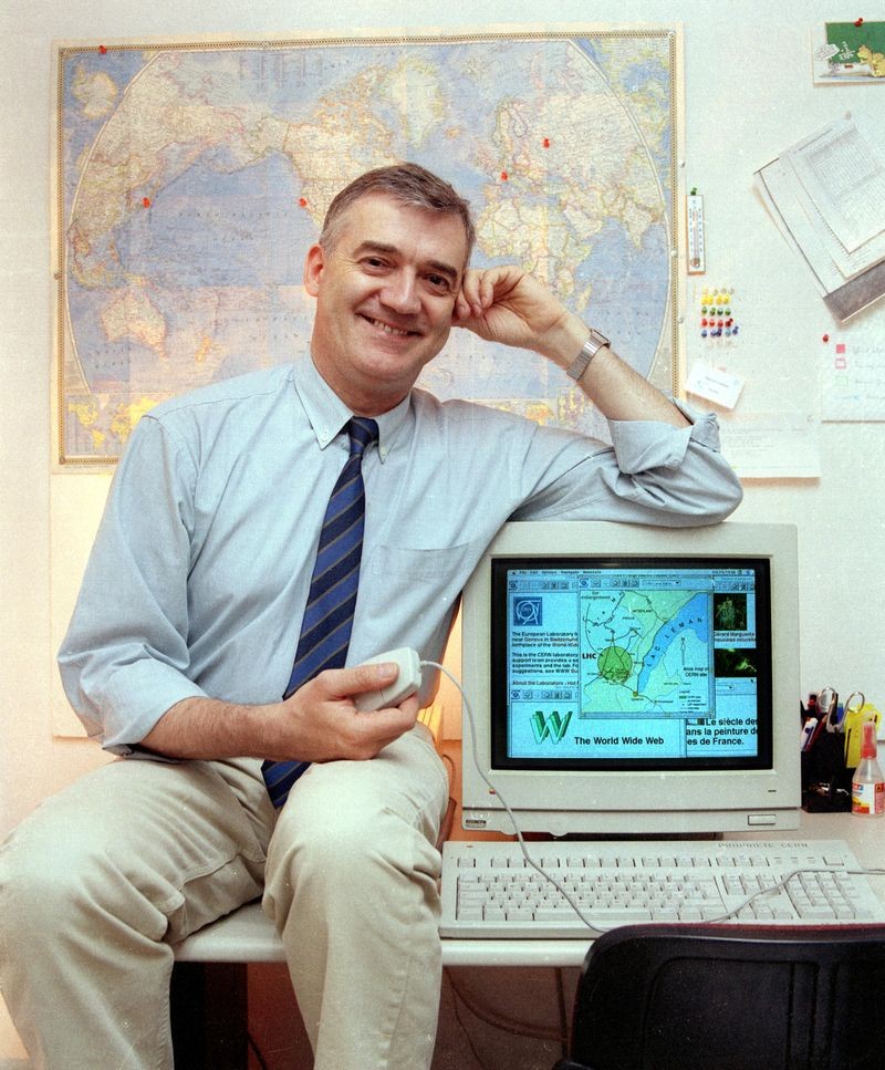 Robert Cailliau, 1995-06. © CERN Geneva