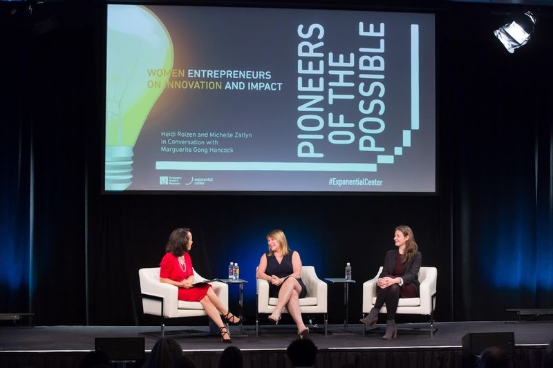 CHM Live’s “Pioneers of the Possible: DFJ’s Heidi Roizen and CloudFlare’s Michelle Zatlyn in Conversation with Exponential’s Marguerite Gong Hancock,” September 22, 2016. Produced by the Exponential Center at the Computer History Museum.