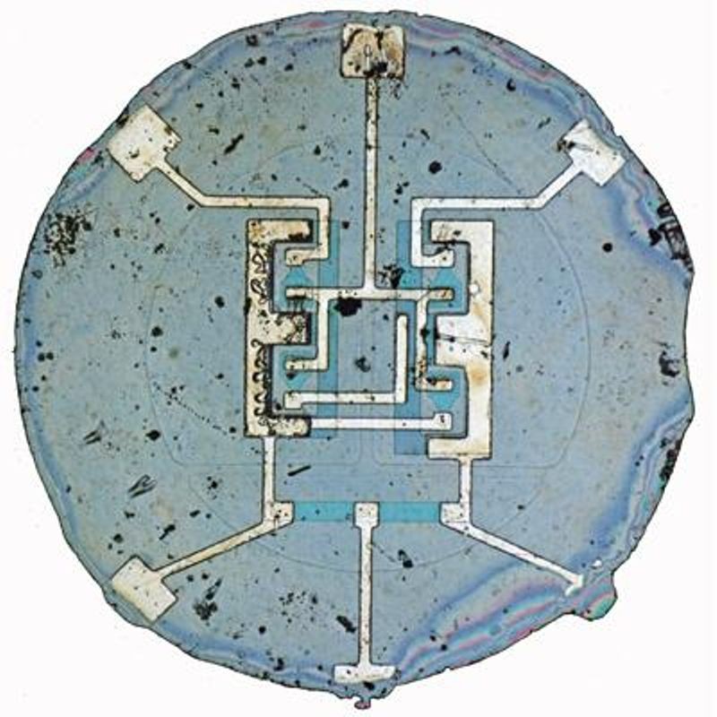Fairchild’s first integrated circuit had four transistors, 1960.