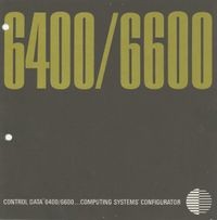Control Data 6400/6600... computing system's configurator