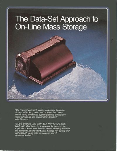 The Data-Set Approach to On-Line Mass Storage