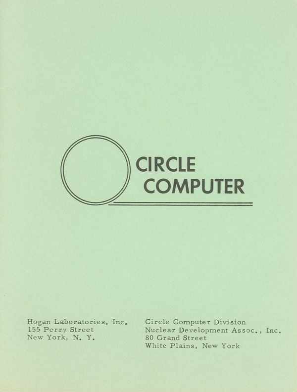 Circle Computer: The low-cost general-purpose computer for science and   industry.
