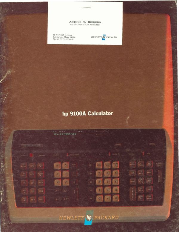 HP 9100A Calculator