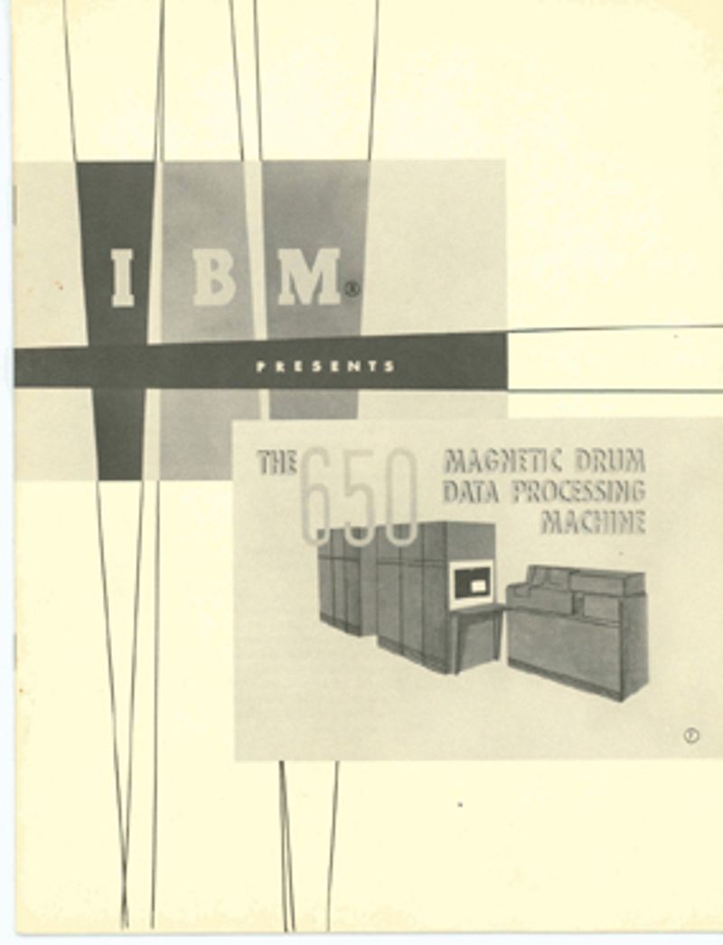 IBM Presents The 650 Magnetic Drum Data Processing Machine Selling IBM Presents The 650 Magnetic Drum Data Processing Machine Selling
