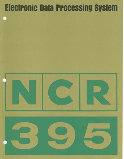 NCR 395 Electronic Data Processing System
