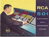 RCA 501 Electronic Data Processing System