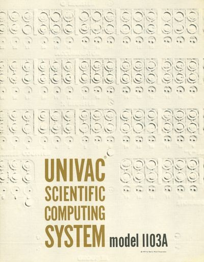 Univac Scientific Computing System Model 1103A