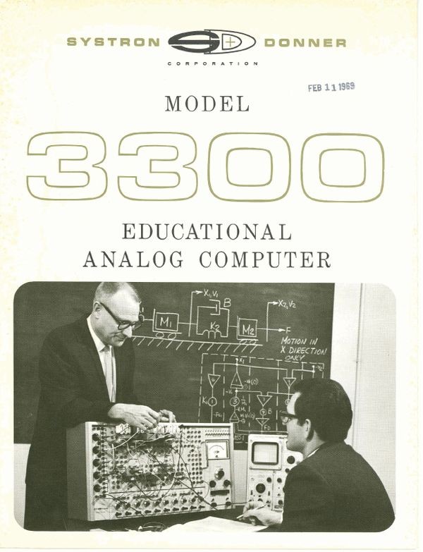 Model 3300 Educational Analog Computer