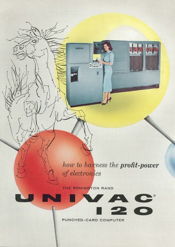 How to Harness the Profit-Power of Electronics: The Remington Rand Univac   120 Punched Card Computer