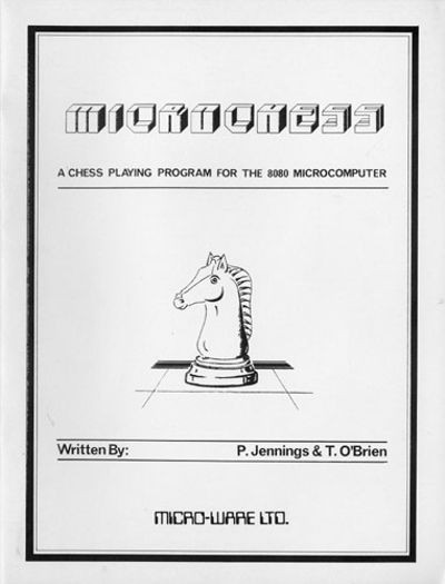 Microchess: A Chess playing program for the 8080 Microcomputer
