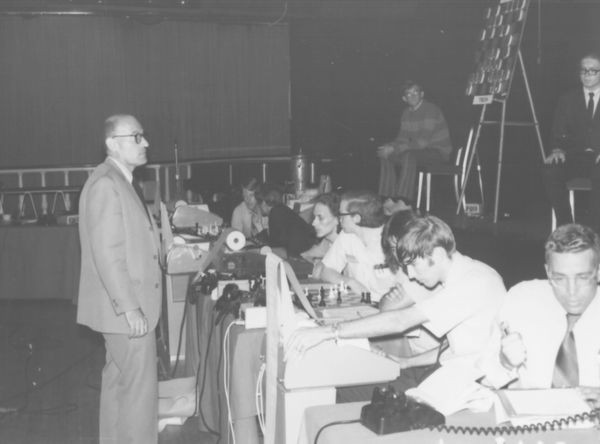 Mittman at 2nd ACM North American Computer Chess Championship in Chicago, Illinois