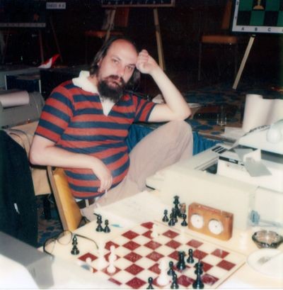 Thompson at the 13th ACM North American Computer Chess Championships in Dallas, Texas