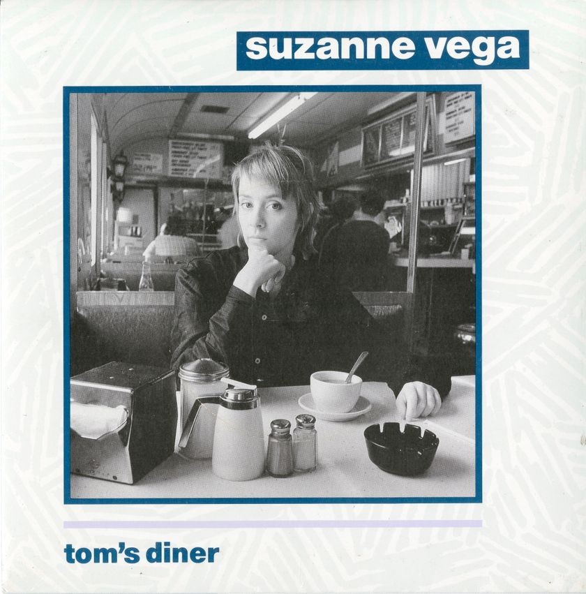 Album cover, &ldquo;Tom's Diner,&rdquo; by Suzanne Vega