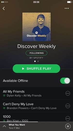 Spotify application