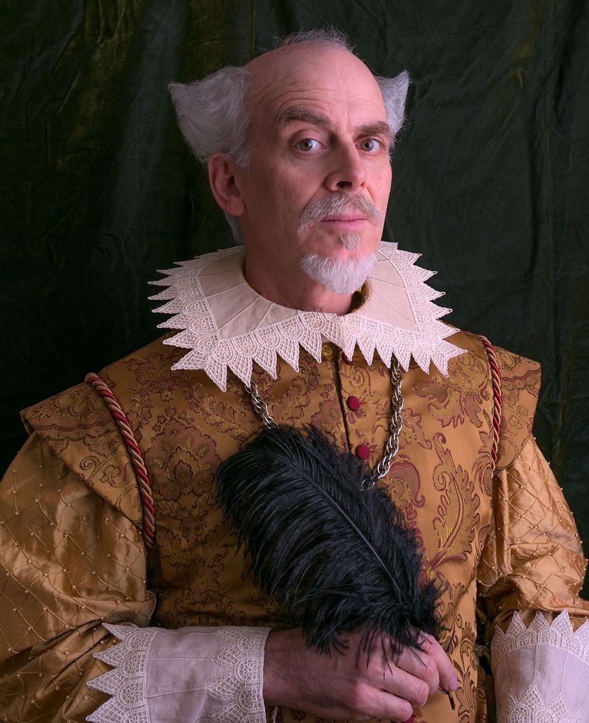 Russell Brown as Shakespeare, ca. 2015