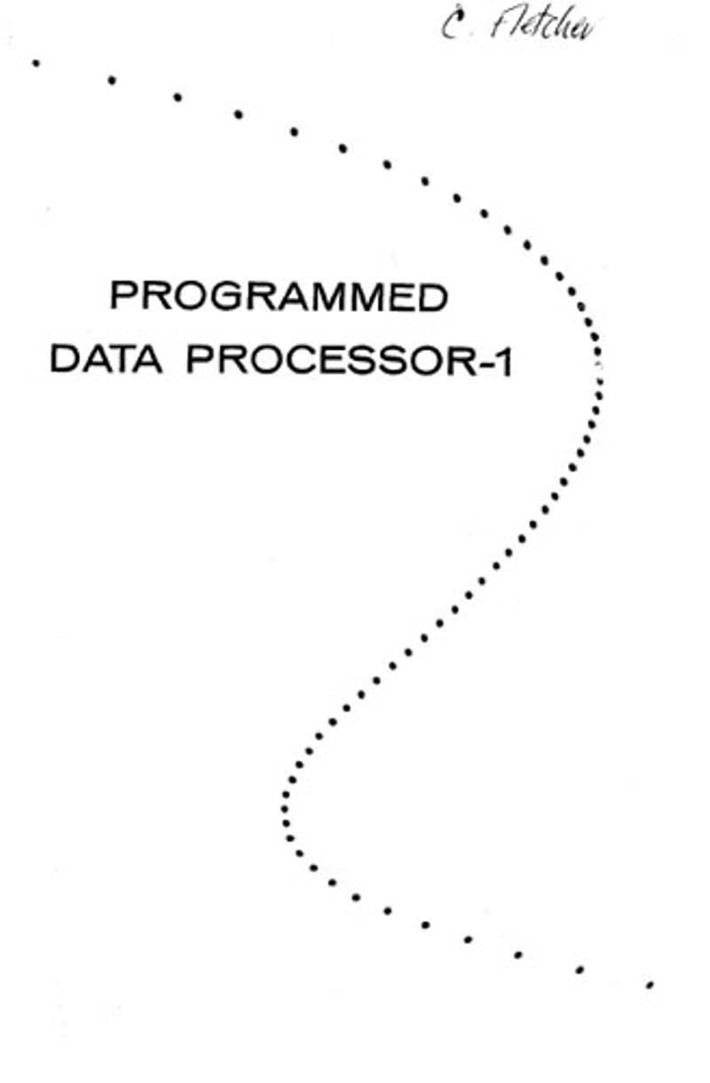 Programmed Data Processor-1