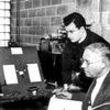 Karl Lark-Horowitz (right) and Seymour Benzer at Purdue, circa 1942
